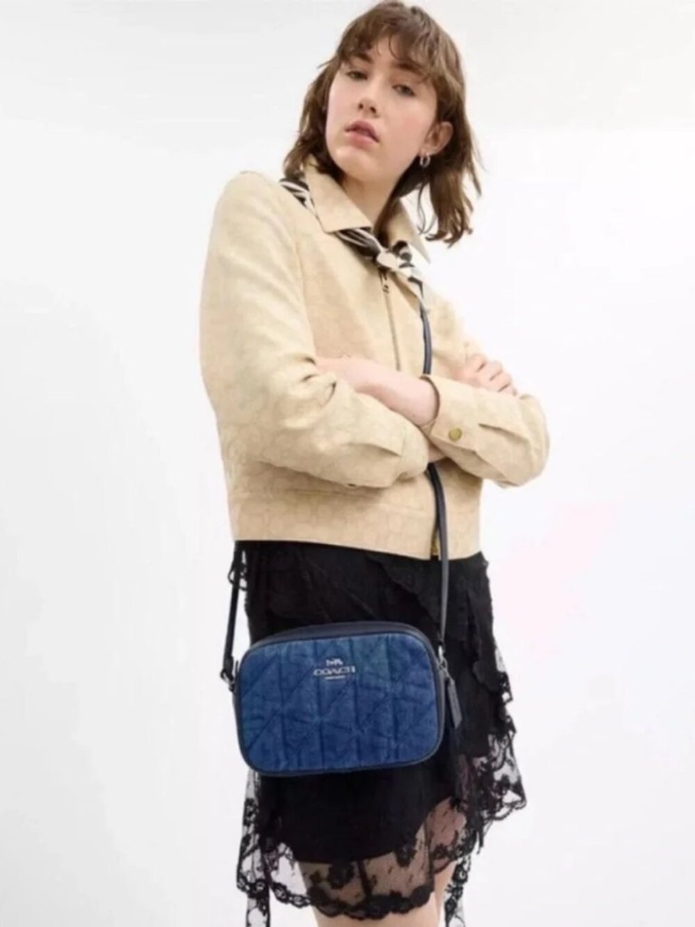 Coach Mini Jamie Camera Bag in Quilted Denim - Picture 13 of 13